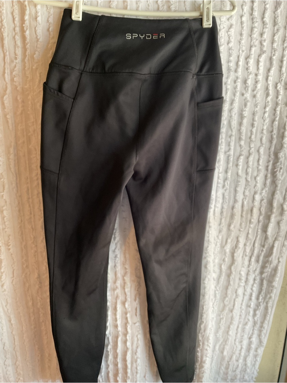 Women’s SPYDER ACTIVE ATHLETIC LEGGINGS BLACK SZ.S. HIGHRISE